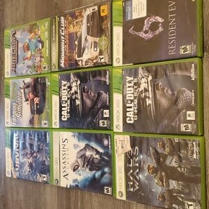 Assorted Xbox 360 games / $6 each